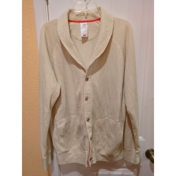 Jack Threads Men’s Knit Sweater Collared  Button Closure Pockets Classic XLarge - Picture 4 of 13